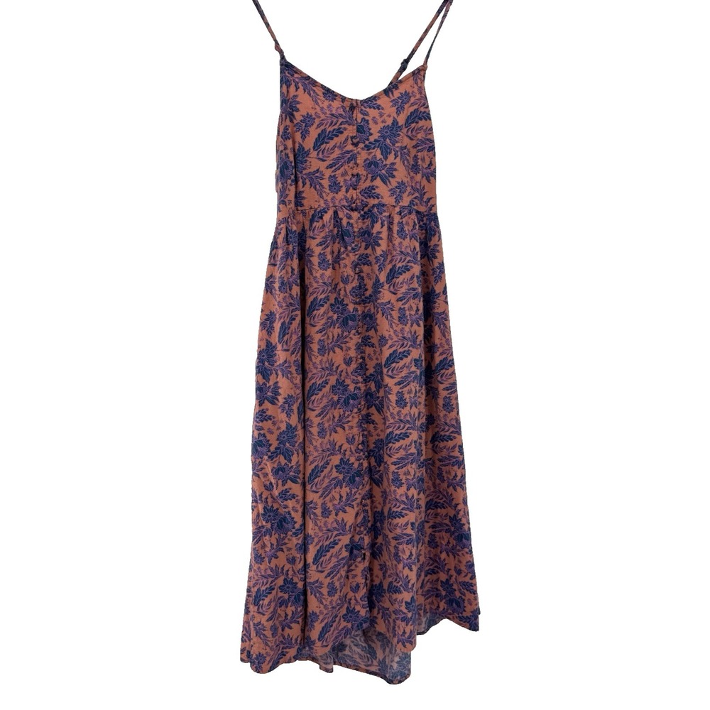 Universal Thread Dress XL Midi V Neck Cami Cut Out Open Back Cotton Beachy Boho